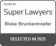 Super Lawyers 2025 | Blake Brunkenhoefer
